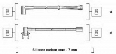 MAGNETI MARELLI 941145170714 -  Комплект проводов зажигания